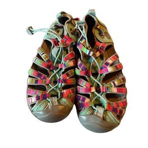 Keen Kids Multicolor Whisper Raya Fusion Beach Outdoor Sport Sandals Size 4
